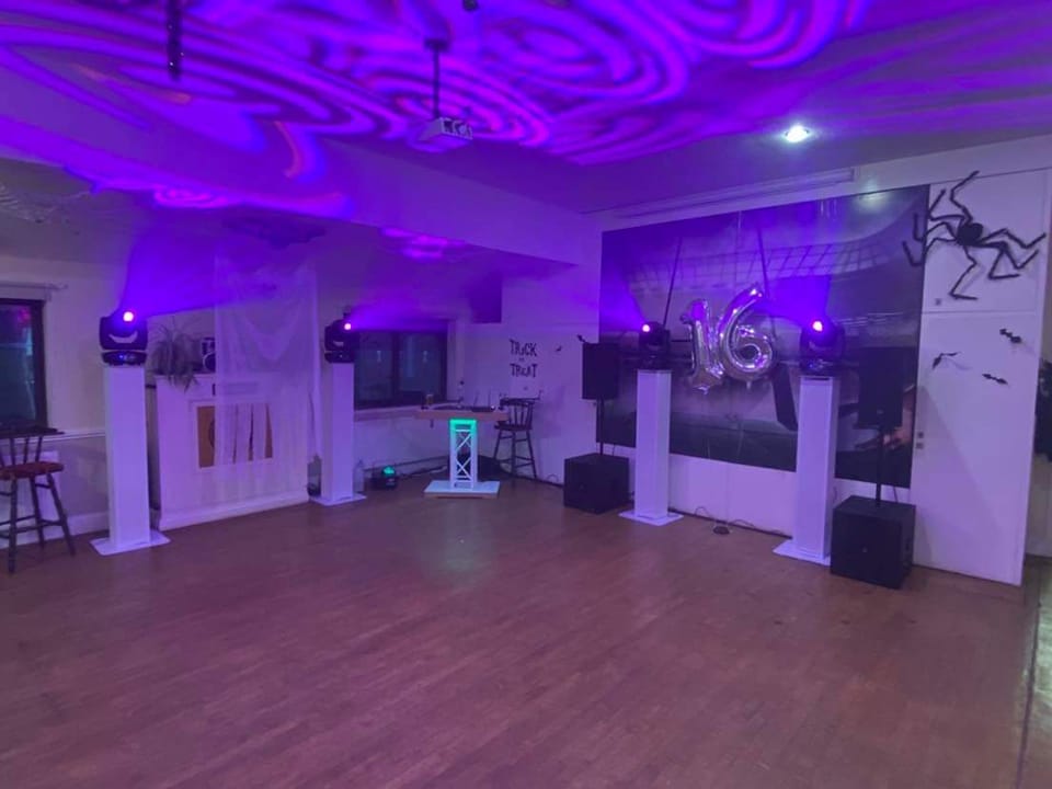 Wedding and party disco